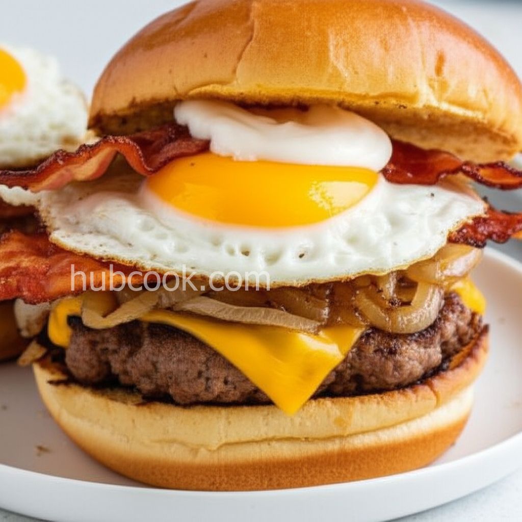 Bacon and Egg Cheeseburgers