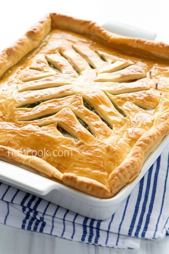 Puff Pastry Chicken 'N Broccoli Pot Pie