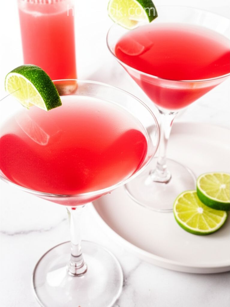 Big Batch Freezer Strawberry Cosmopolitans