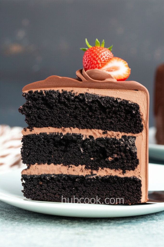 Dark As My Soul Chocolate Ganache Cake