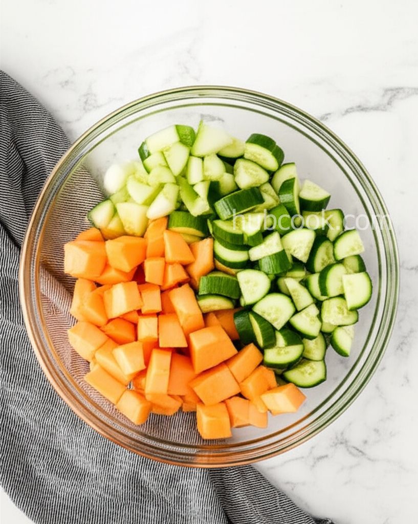 Honeydew and Cucumber Salad
