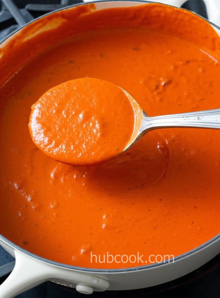 Red Pepper Cream Sauce