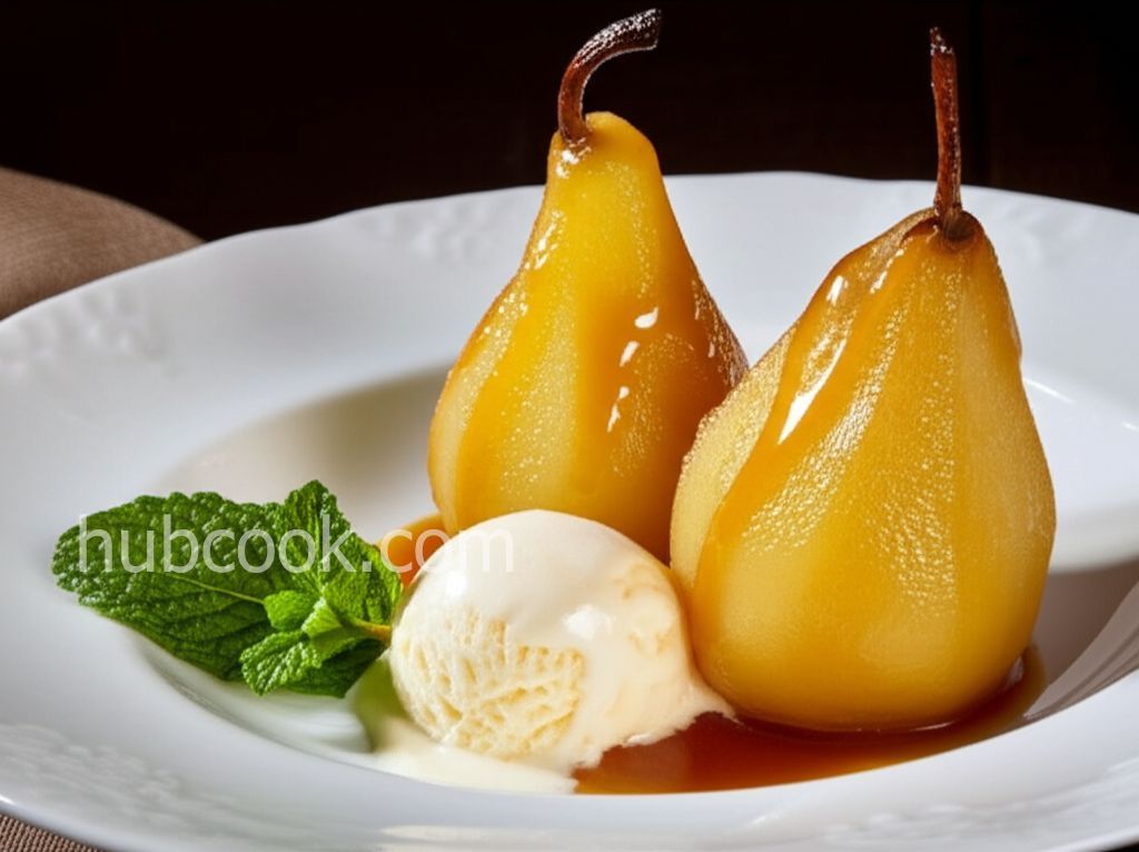 Sous Vide Poached Pears