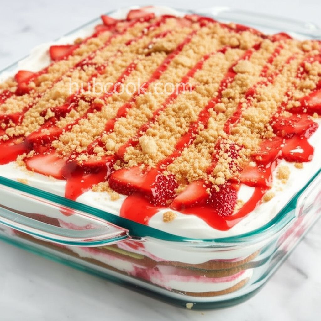 Strawberry Shortcake Ice Cream Cake