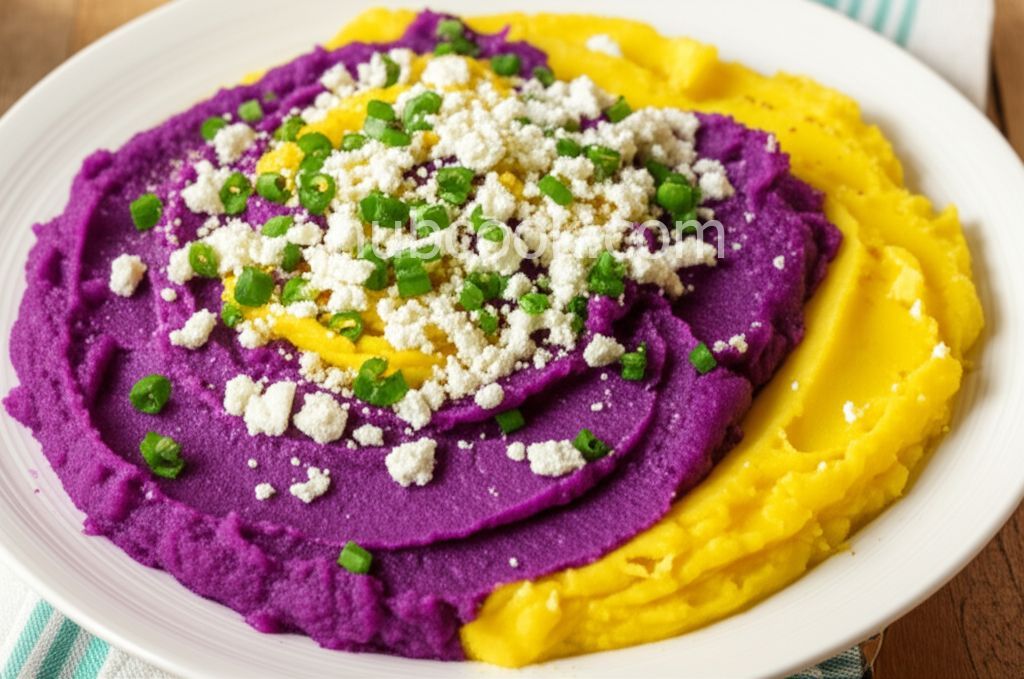 Yellow and Purple Mashed Potatoes