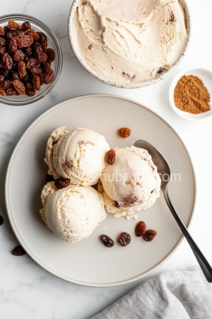 Easy Rum Raisin Ice Cream