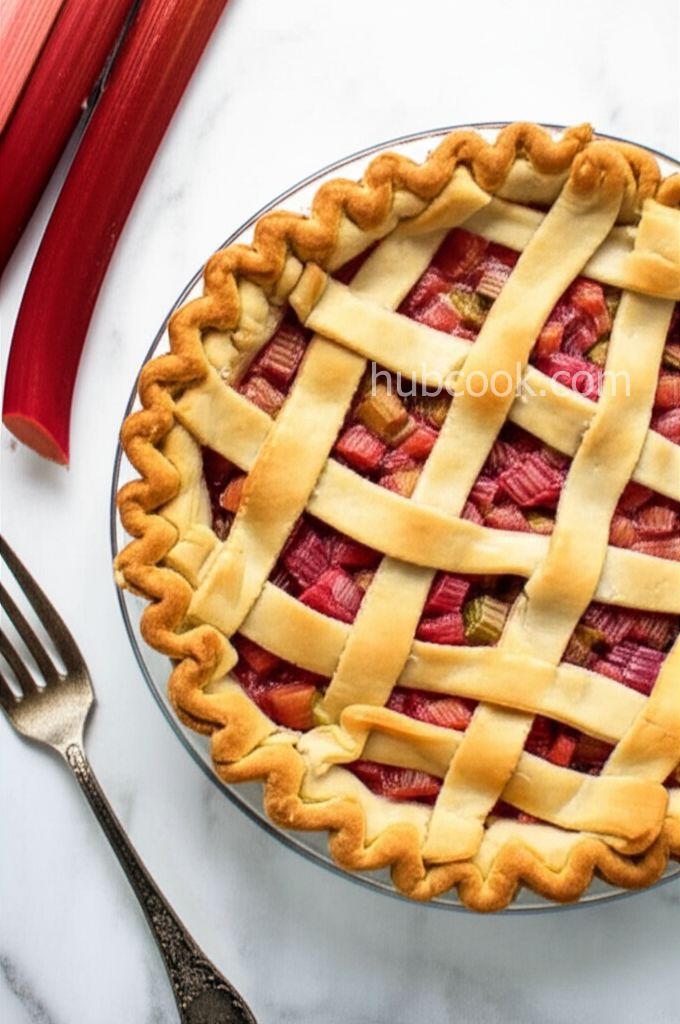 Fresh Rhubarb Pie
