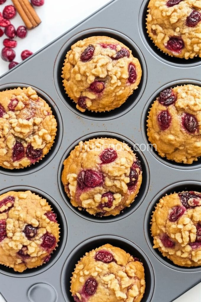 Gluten-Free Cranberry Walnut Muffins