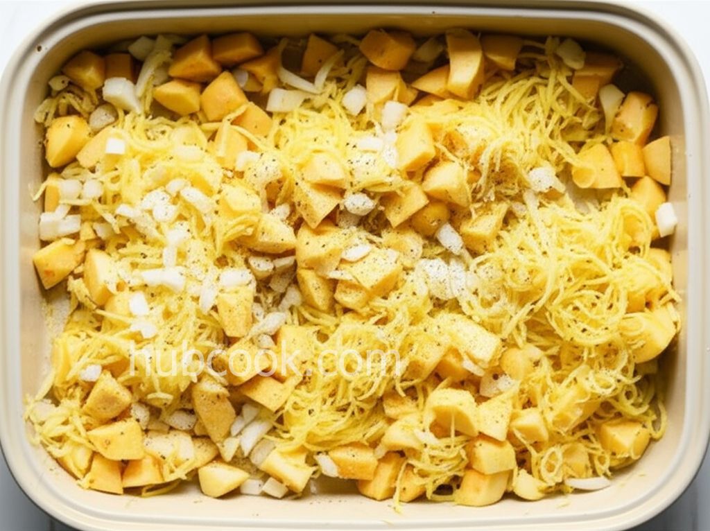 Rich and Savory Spaghetti Squash Casserole