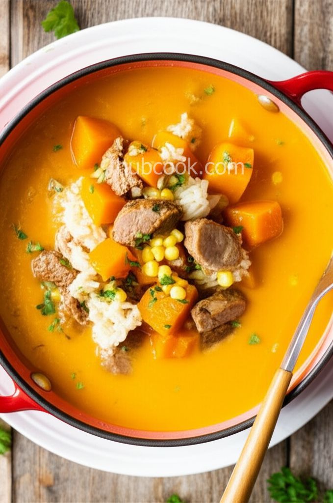 Butternut Squash and Spicy Sausage Soup