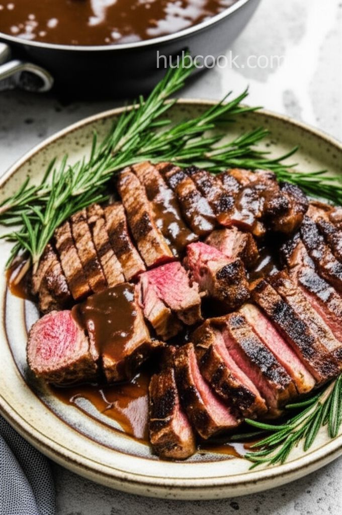Pan-Fried Steak with Marsala Sauce