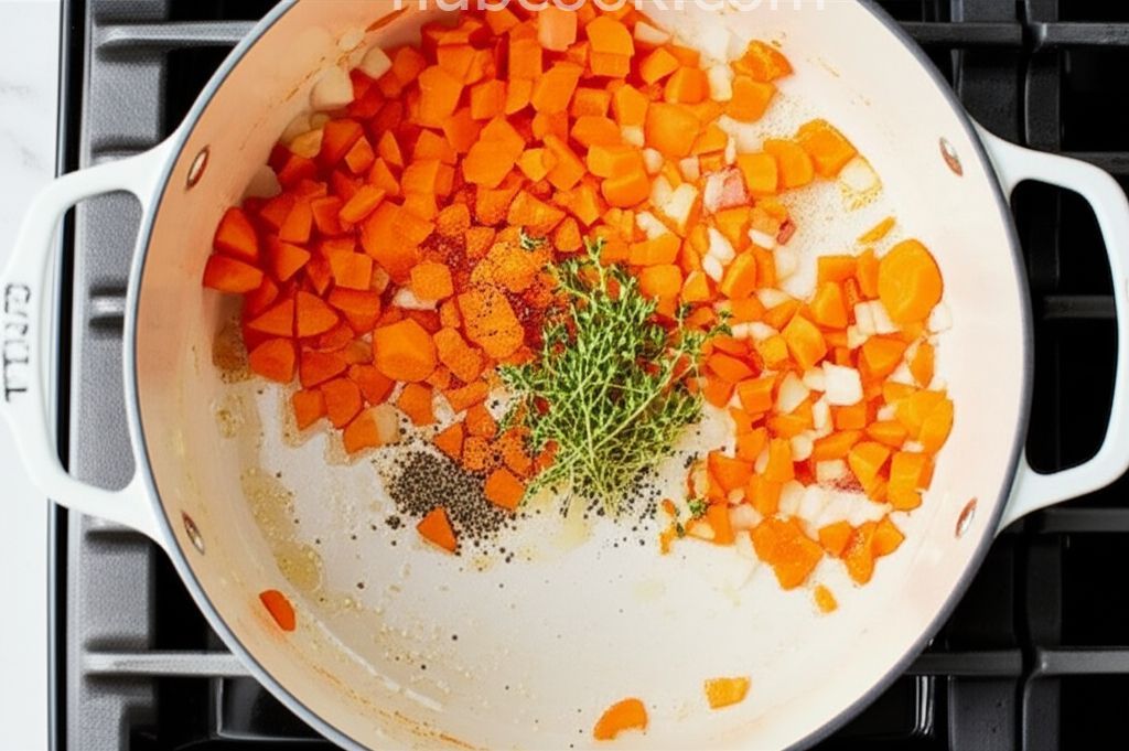 Rockin' Carrot, Sweet Potato, and Ginger Soup