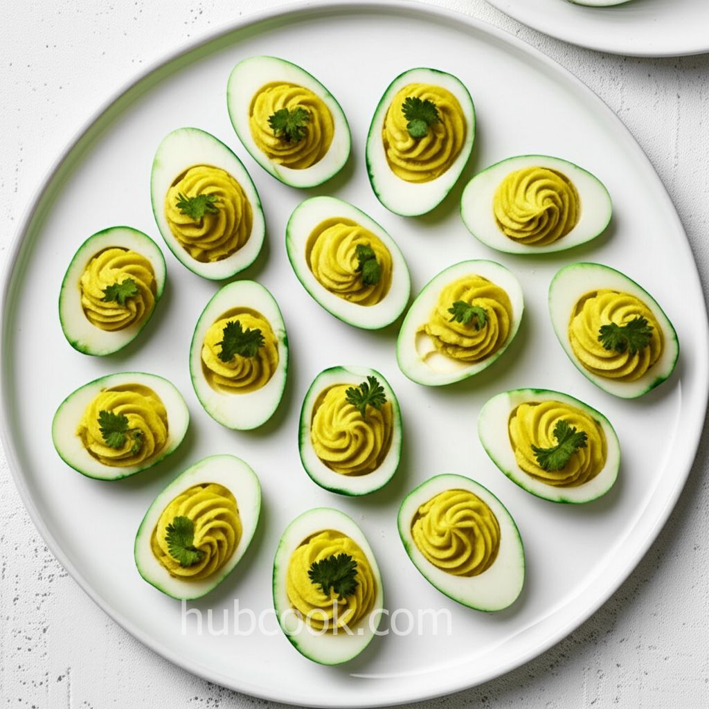 St. Patrick's Day Deviled Eggs