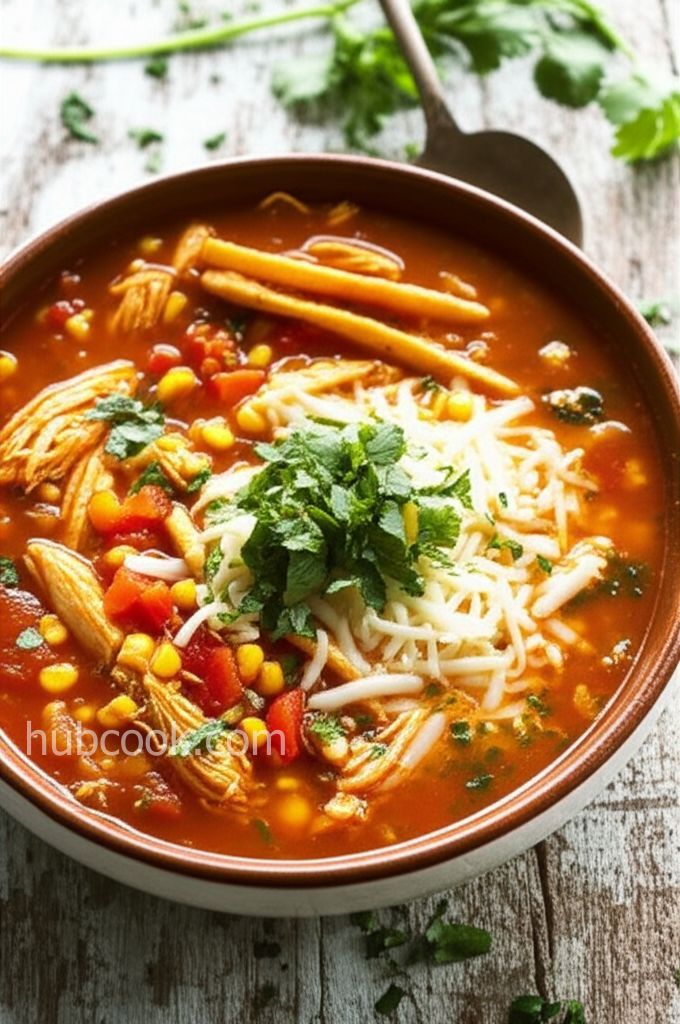 Tortilla Chicken Vegetable Soup