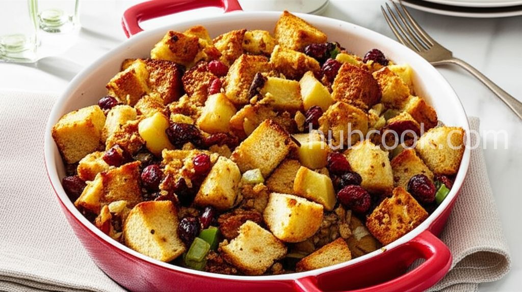 Cranberry, Sausage and Apple Stuffing