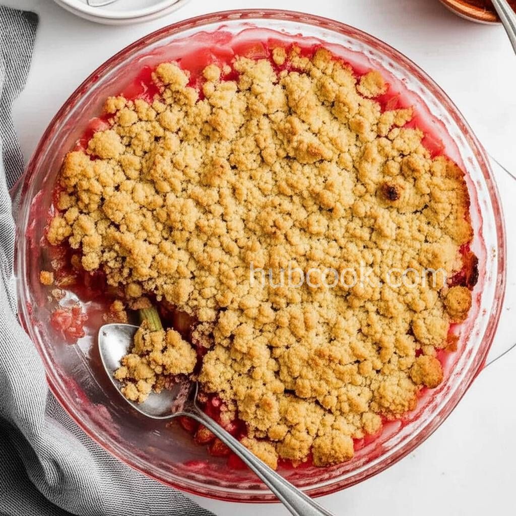 Easy Rhubarb Crumble