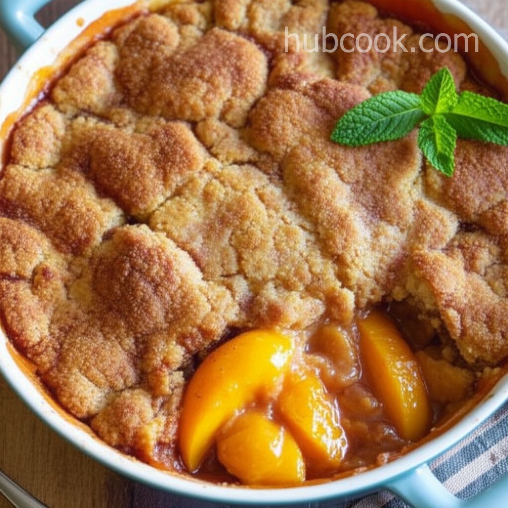 Fresh Southern Peach Cobbler