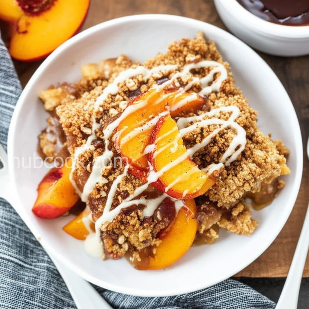 Grandma’s Sheet Pan Peach Crisp