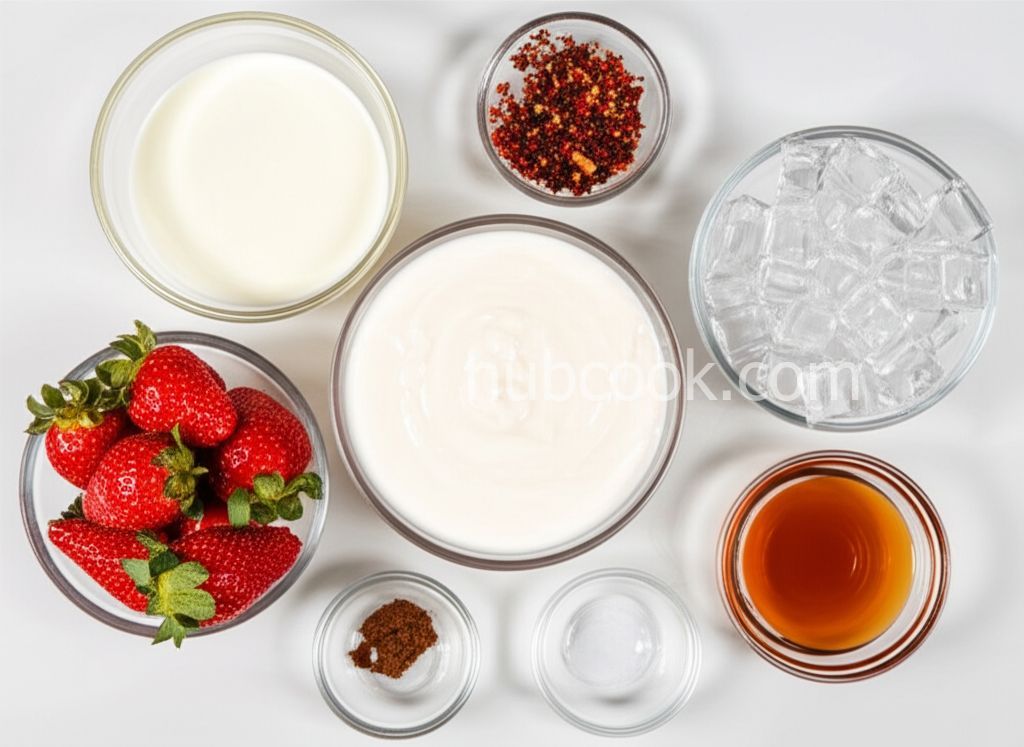 Serena's Strawberry Lassi