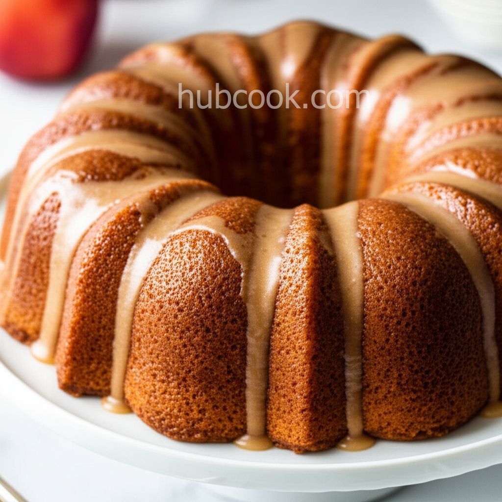Jewish Apple Cake with Orange Glaze