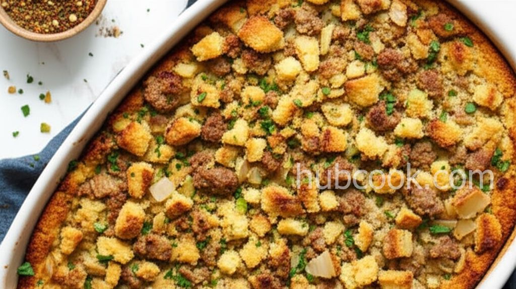 Cornbread Stuffing with Sausage