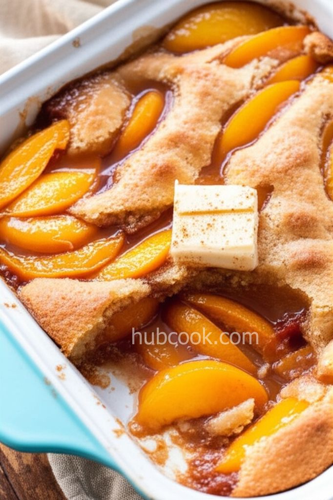 Quick and Easy Peach Cobbler