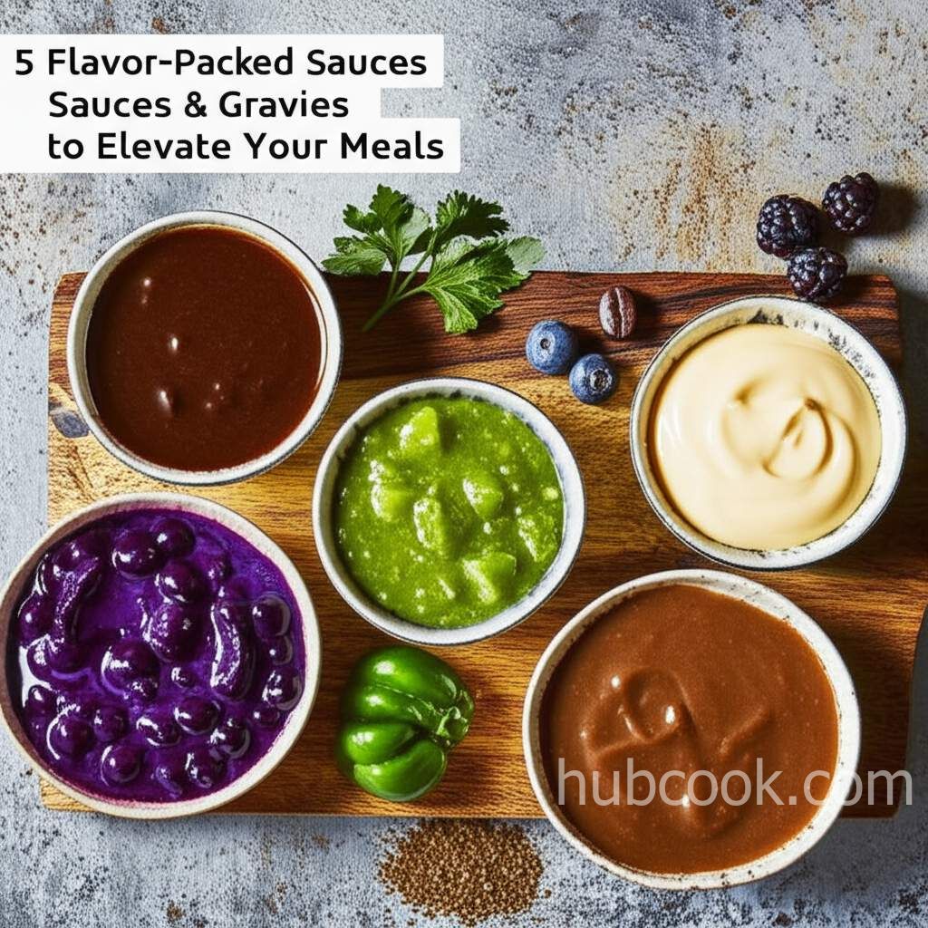 5 Flavor-Packed Sauces & Gravies to Elevate Your Meals